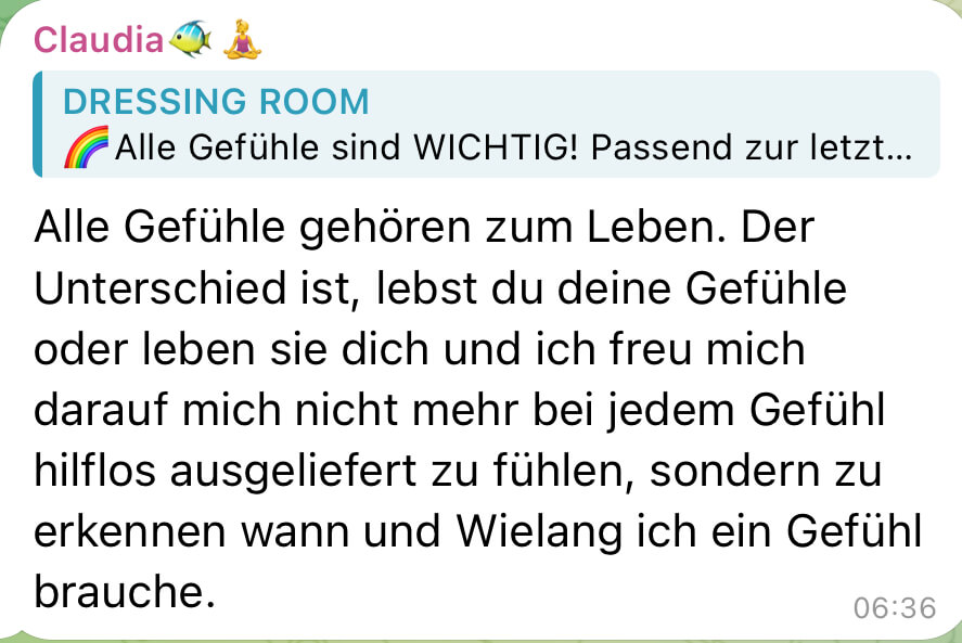 Feedback zu Dressing Room