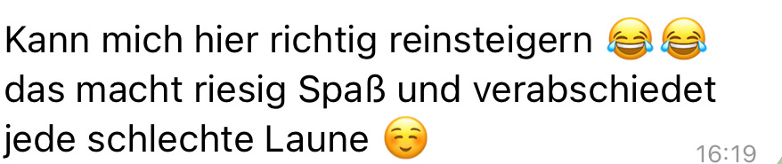 Feedback zu Dressing Room