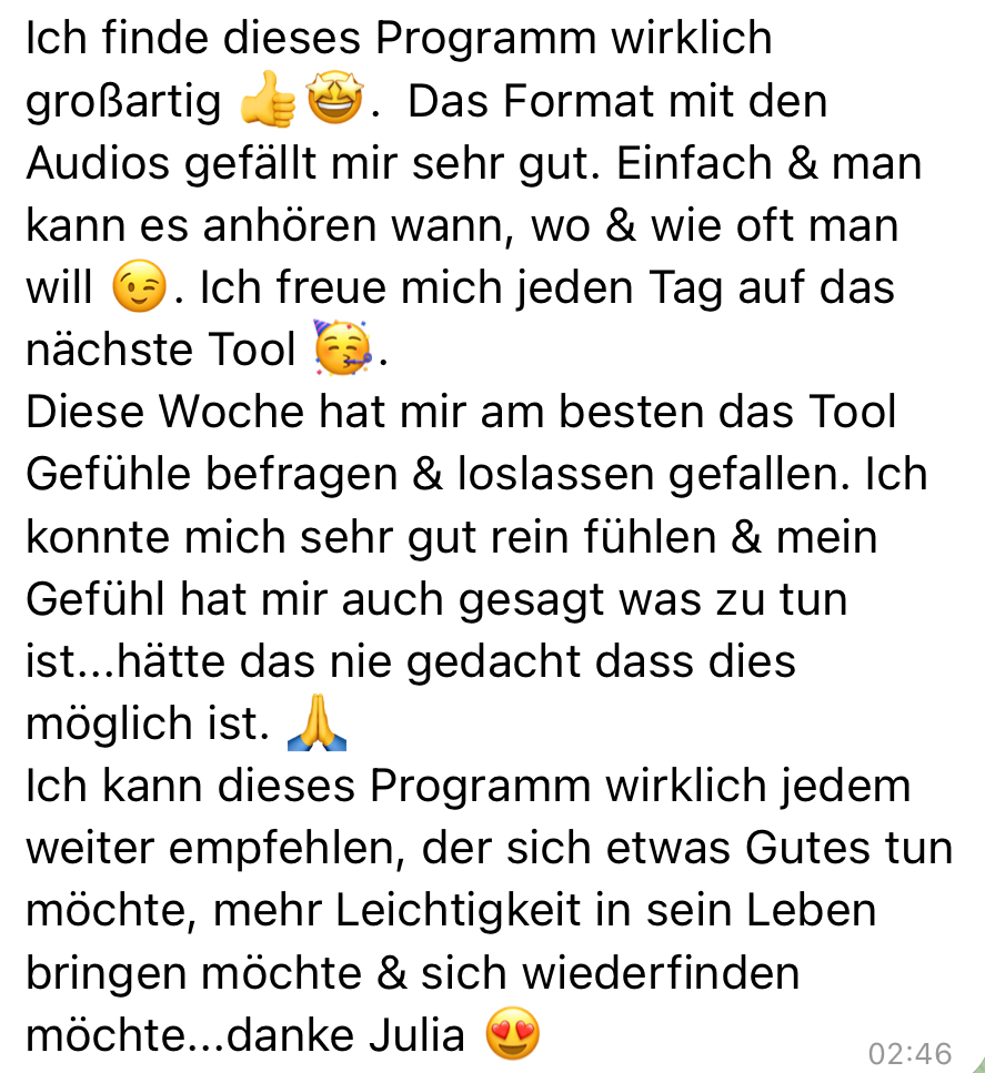 Feedback zu Dressing Room