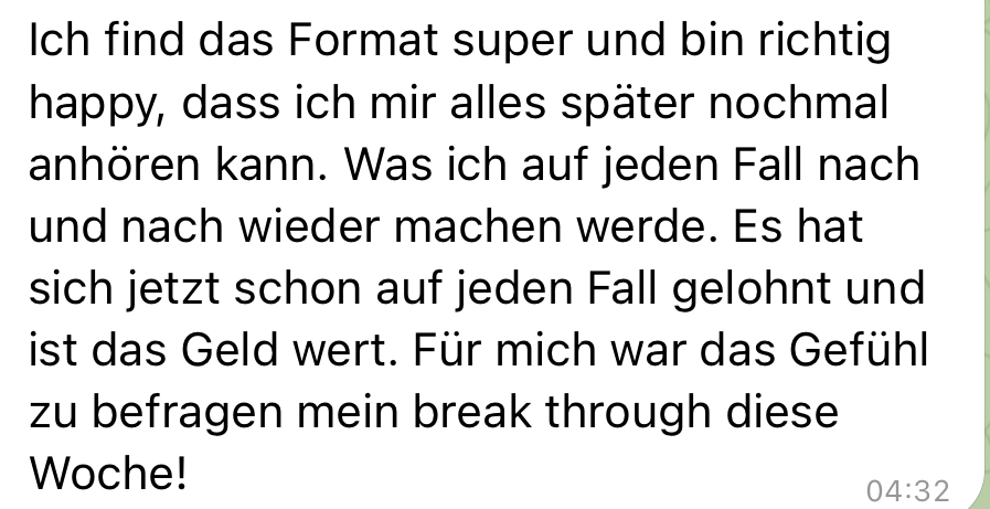 Feedback zu Dressing Room