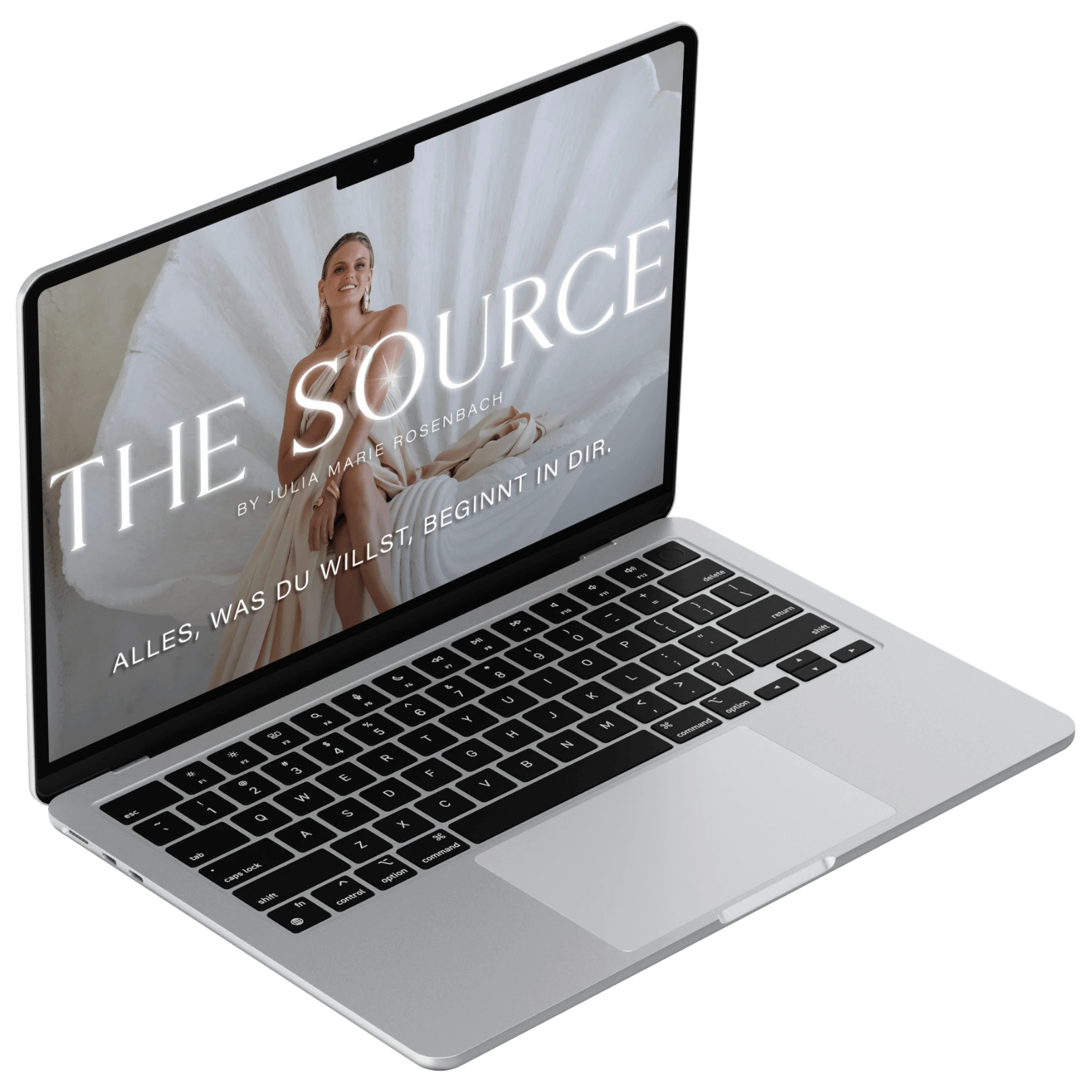 Laptop mit THE SOURCE
