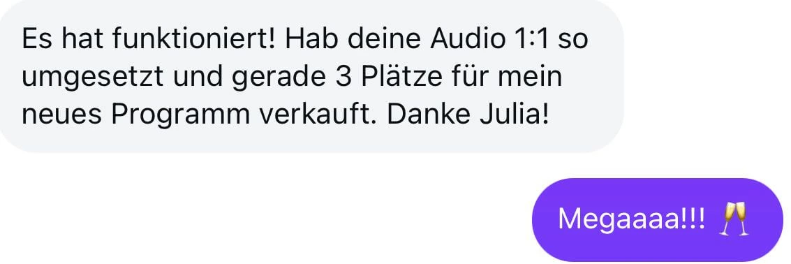 Teilnehmerfeedback zu Golden Frequency