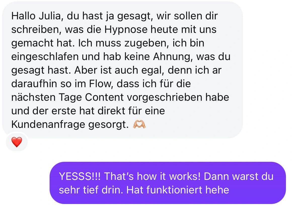 Teilnehmerfeedback zu Golden Frequency
