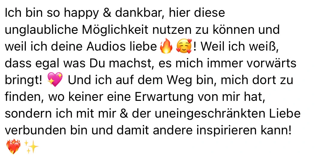 Teilnehmerfeedback zu Golden Frequency
