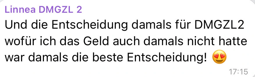 Teilnehmerfeedback zu Golden Frequency