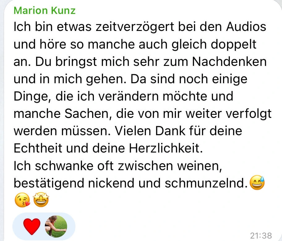 Teilnehmerfeedback zu Golden Frequency