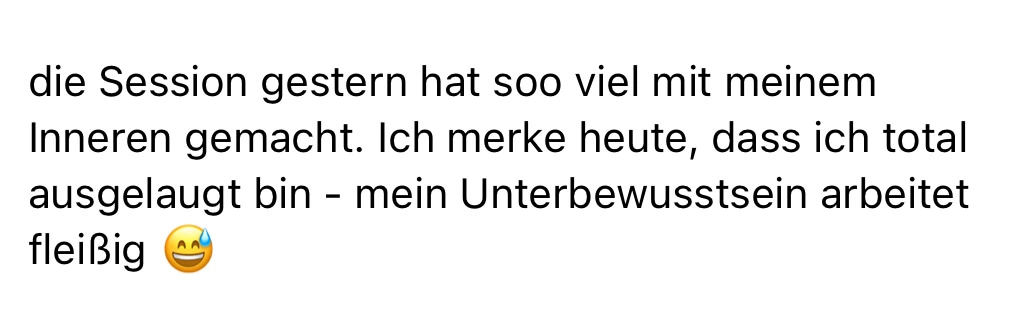 Teilnehmerfeedback zu Golden Frequency