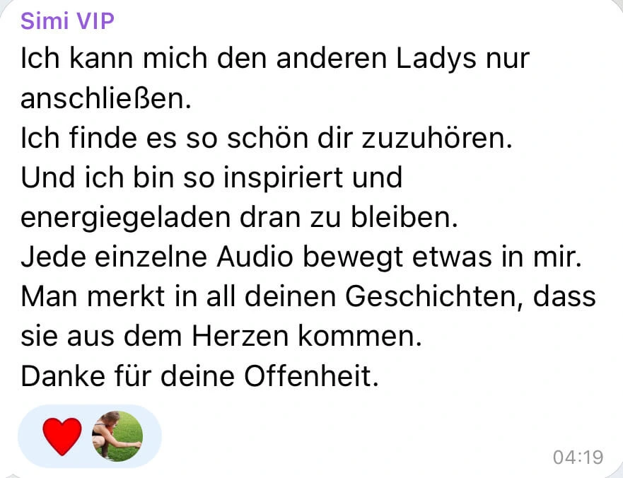 Teilnehmerfeedback zu Golden Frequency